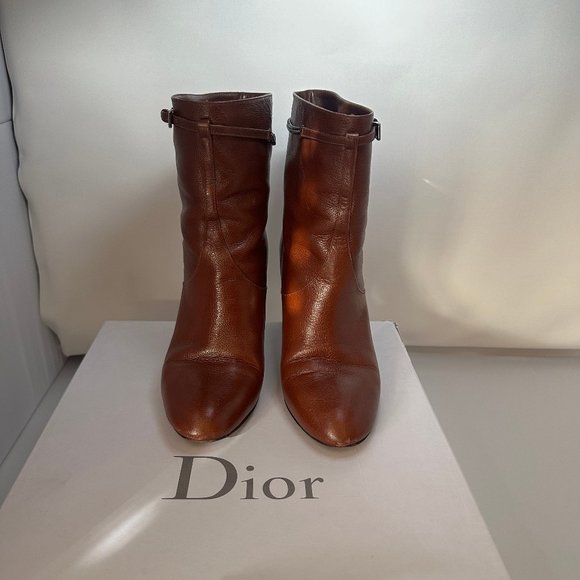 Christian Dior Ankle boots Women Leather - Picture 1 of 6